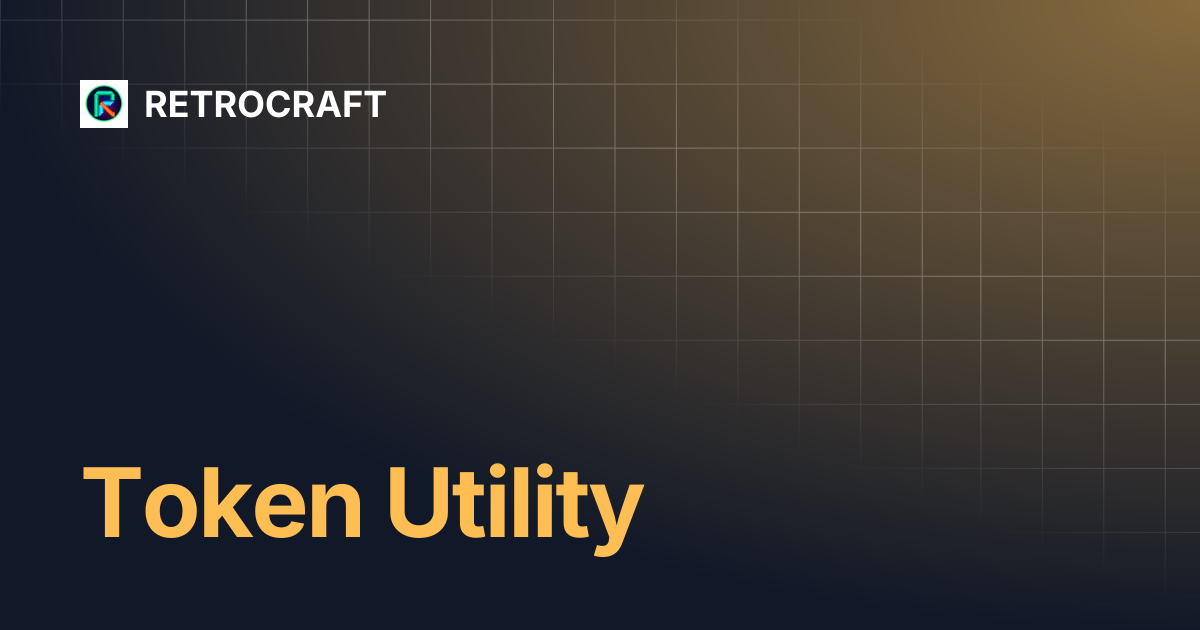 Token Utility | RETROCRAFT